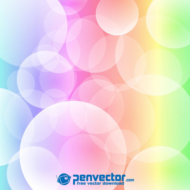 Rainbow-bokeh-background-free-vector