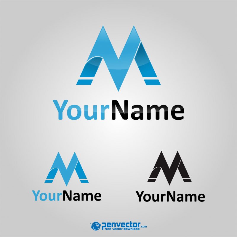 Logo-letter-m-design-free-vector